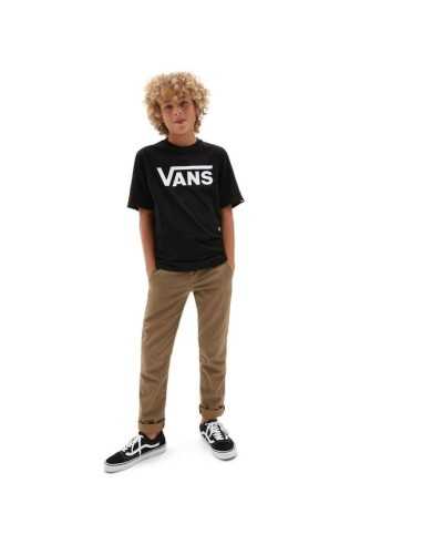 VANS T-SHIRT - BOYS CLASSIC BLACK/WHITE